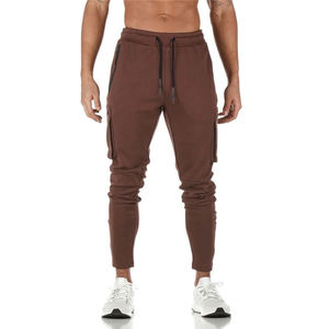 High Quality Men's Heavyweight Fleece <b>Cargo</b> Sweatpants Customized <b>Work</b> Casual Sport Style Anti Pilling Fabric Trousers - Product Image 4