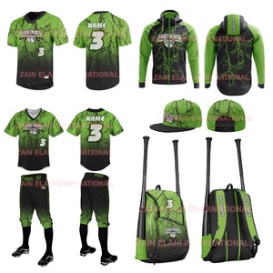 Uniforme de baseball et de softball pour hommes personnalisé par sublimation, chemise de baseball à boutons par Zain Elahi - Product Image 1