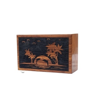 Wooden Urn <b>Box</b> <b>for</b> Human <b>Ashes</b> Personalized Cremation Urn <b>for</b> <b>Pet</b> Tree <b>of</b> Life Wooden <b>Box</b> Urn <b>for</b> MOM and DAD - Product Image 4