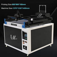 УФ-принтер AI-S800 Pro для 3D-печати на акриле и вывесках, 800 мм, высокоскоростной, с технологией Klipper, для объемных букв и рекламных конструкций