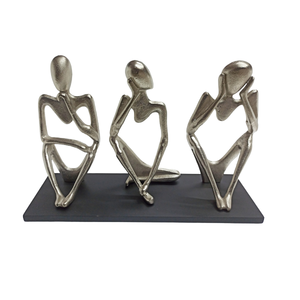 Nouvelle maison décorative luxe rond décor de table Sculpture en métal meilleure vente vaisselle moderne bureau à domicile Table bureau - Product Image 2