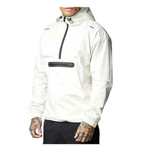 Chaqueta Acolchada Impermeable con Cierre y Logotipo Personalizado, con Cuello Alto y Capucha con Logotipo Frontal para Uso Urbano Masculino - Product Image 2