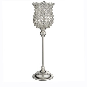 Crystal Beaded Gold and <b>Silver</b> <b>Candle</b> <b>Holder</b> - Product Image 6