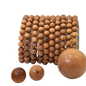 Nuevas cuentas de sándalo de alta calidad de 20 mm, forma redonda, color marrón oscuro, pulsera Mala, Jap Mala, marca Riddhi Siddhi - Product Image 6