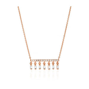 Sólido 14K oro amarillo minimalista diseñador encanto colgante collar hecho a mano clásico joyería fina para regalo - Product Image 2