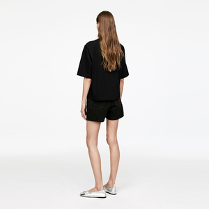 T-shirts à épaules tombantes pour femmes Street wear Robe en coton T-shirts pour femmes longs pour t-shirt ample et surdimensionné - Product Image 2