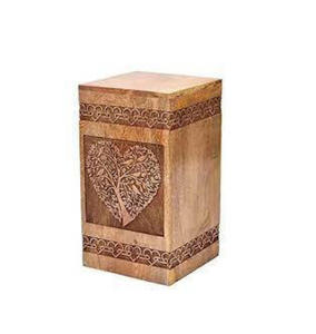 Urnes funéraires modernes en bois pour adultes, funérailles et funérailles faites à la main avec logo personnalisé à bas prix - Product Image 2