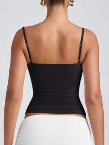 Camiseta Deportiva sin Mangas para Mujer, Estilo Urbano, Ligera, Transpirable y Cómoda, con Logotipo Personalizado, Bordado - Product Image 2