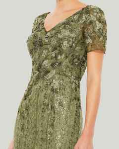 Vestido de Fiesta Elegante sin Mangas con Tul Cálido, Corte en A, con Cristales y Lentejuelas Bordadas a Mano, Largo hasta el Suelo, Color Personalizado - Product Image 5