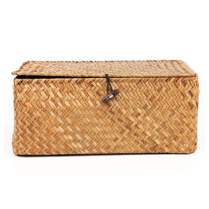 Contenedores de almacenamiento de pasto marino, cajas de paja natural, cestas de pasto marino a precio de mayoreo - Product Image 5