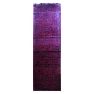 Alfombra afgana anudada a mano, única en su tipo, de 12'8 x 2'9 Afg56 - Product Image 1