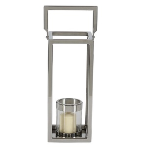 Ensemble de trois lanternes en métal Top vente fait à la main Designer bougeoir taille et couleur personnalisées lanterne à bougie en métal de luxe - Product Image 3