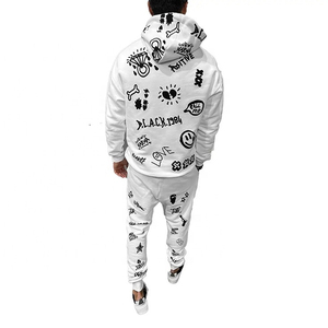 Ensemble 2 pièces décontracté pour homme, collection hiver 2025, personnalisable, qualité supérieure, polaire, 100% polyester, vierge, vente en gros usine - Product Image 3