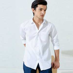 Chemise habillée en flanelle à manches longues pour homme, coupe ajustée, décontractée, 100% coton, motif à carreaux, respirante, anti-froissement, écologique - Product Image 2