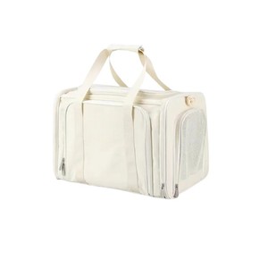 Bolsa de Transporte para Mascotas con Laterales Suaves, Tela Oxford, Cierre de Cremallera, Ventana de Malla Transpirable para Gatos - Product Image 1