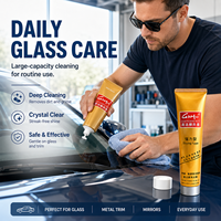 Kit de pâte à polir métallique G3Hu pour vitres de voiture, garnitures chromées, élimination des taches d'oxydation et de saleté, nettoyage et brillance, ensemble deux pièces