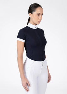 Camisa Elegante para Mujer para Espectáculos Ecuestres, Tela Suave, Ligera, Cómoda, Diseño Flexible para Todos los Niveles de Equitación, Camisas para Mujer para Espectáculos Ecuestres - Product Image 6