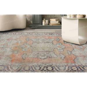 Alfombra con Estampado Étnico Discreto, Decoración Rústica, Diseño Turco, Personalizada, Alfombra de Chenilla - Product Image 1