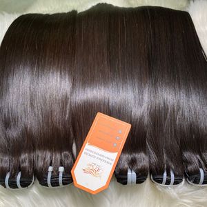 ผมต่อแบบตรงยาว10 12 "ผมมนุษย์เวียดนามสีดำ - Product Image 1