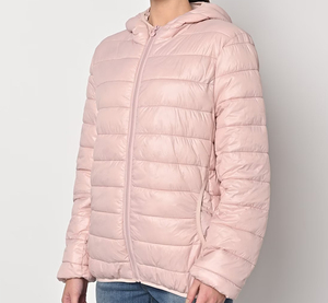Chaqueta acolchada de último diseño para mujer, precio al por mayor, transpirable, estilo universitario, cremallera, ropa de invierno, tela tejida, relleno de algodón - Product Image 2