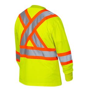 Uniforme de Seguridad de Alta Calidad Personalizable para Hombre, Manga Larga, Alta Visibilidad, Antibacteriano, Transpirable, de Microfibra, para el Trabajo - Product Image 5