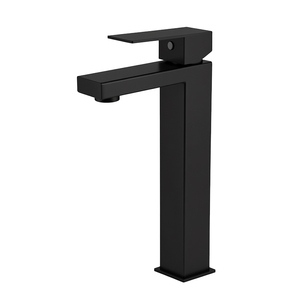 <span class=keywords><strong>Grifo</strong></span> de <span class=keywords><strong>Lavabo</strong></span> Cuadrado Moderno de Acero Inoxidable 304, de Montaje en Cubierta, de un Solo Orificio, para Agua Fría y Caliente, con Válvula de Cerámica - Product Image 1