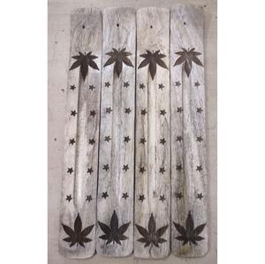 Classic <b>Wooden</b> Incense Stick Holder with Smooth Finishing and Ash Catch Tray Available at Best Price - Product Image 4