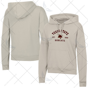 Sudadera con Capucha Ligera de Forro Polar para Mujer de los Texas State Bobcats, Diseño Sólido de Alta Calidad Personalizado para Universidad - Product Image 5
