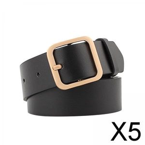 Best Quality Women Genuine Leather Casual Belt Adjustable Female Waistband for Skirt <b>Trousers</b> <b>Pants</b> 90cm Steel Buckle - Product Image 5