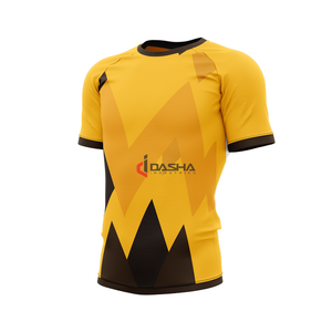 Camiseta de fútbol para hombre con servicios OEM, diseño de logotipo de sublimación personalizado, uniforme de poliéster para adultos, ropa de fútbol de estilo establecido - Product Image 2