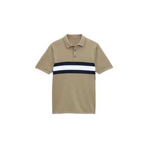 Polo à manches courtes confortable pour des tenues quotidiennes détendues Polo imprimé pour hommes respirant 100% % coton grande taille OEM - Product Image 4