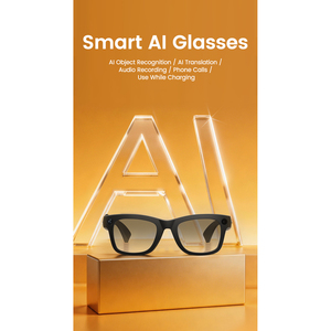 Lunettes Intelligentes avec Caméra 8MP, Enregistrement Vidéo 1080P, Assistant Vocal IA, Lecteur de Musique, Charge Magnétique, Monture PC - Product Image 4