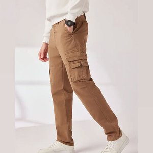 Gran oferta de pantalones Cargo de poliéster y algodón para hombre, pantalones de trabajo transpirables, últimos diseños, pantalones Cargo de tendencia para hombre - Product Image 5