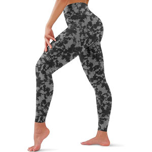 Unisex Women High Waist High Compression Breathable Anti-Bacterial Yoga Leggings with Custom Print for Everyone - Product Image 1
