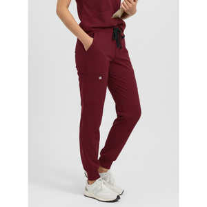 Rendimiento Jogger Scrub Pant Multi Funcional Bolsillo Uniforme Médico Frente Pecho Logo Ecológico Tela Hospital Scrub Set - Product Image 1