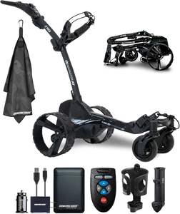 Voiturette de golf électrique tout-terrain Zip Navigator avec télécommande, comprend un porte-boissons, un GPS, un support pour téléphone, un pack d'alimentation Signature Series et une serviette - Product Image 1