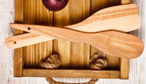 Multi-Color Disposable Degradable Eco-Friendly Printed Mango <b>Wood</b> <b>Spoon</b> Fork <b>Set</b> Short Handle for Business Gifts Kitchen Use - Product Image 5