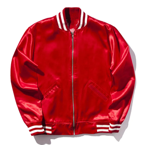 Vente en gros de vestes noires boutonnées personnalisées nouveau design OEM coupe-vent d'extérieur en soie satinée de haute qualité pour l'hiver pour hommes et femmes - Product Image 2