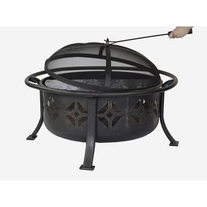 Foyer extérieur rond en fer moderne pour les arrangements de sièges en plein air, écologique et de haute qualité, améliorant le confort et la chaleur pendant les soirées - Product Image 3