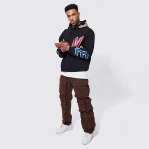 Sudaderas con Capucha para Hombre, Corte Regular, Color Sólido, Invierno 2024, Personalizadas, Transpirables, de Alta Calidad, Casuales - Product Image 4