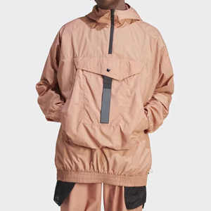 OEM Custom Men Hooded Windbreaker <b>Jackets</b> Breathable Eco-Friendly Quick Dry Canvas <b>Waterproof</b> High Quality - Product Image 3