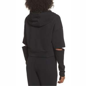 Sudadera con Capucha para Mujer, Estilo Urbano, con Recortes, Felpa Gruesa, Fabricante de Marca Privada - Product Image 4