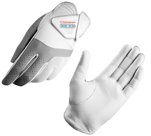 Gants de golf en cuir Cabretta véritable de haute qualité avec logo personnalisé - Sangle de poignet réglable et protection UV - Utilisation en salle de sport et en cyclisme - Vente en gros - Product Image 1