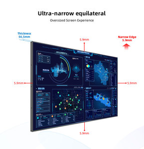 Mulus Splicing <span class=keywords><strong>Monitor</strong></span> dinding LCD IPS 4K, dudukan VESA kecerahan 700cd/m untuk panggung iklan dalam ruangan 43/55/65 inci - Product Image 3