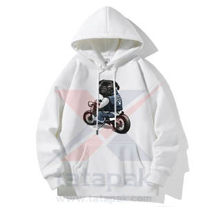 Sudaderas con capucha para hombre con impresión de logotipo personalizado, jersey de poliéster y algodón para fabricación de invierno - Product Image 4