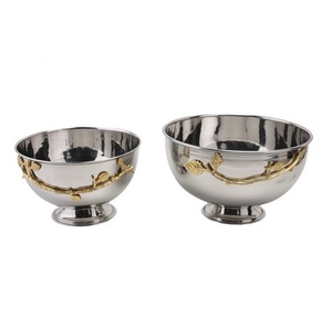 Saladier en métal à l'aspect royal pour la maison, l'hôtel et le restaurant Dessert Fruit Servant Bol à prix compétitif - Product Image 6