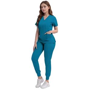Uniforme de enfermera, chaqueta de calentamiento, uniforme para mujer, conjunto de uniformes médicos, Top y pantalones, traje para correr, Top y pantalones - Product Image 2