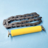 Pièces détachées pour machine de lavage de voitures informatisée : Barre de remorquage, Roue de poussée, Chaîne robuste, Plaque de chaîne épaissie