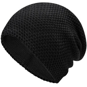 Winter <b>Hats</b> for Women Beanie Cap Solid Warm <b>Hats</b> Knitted Skullies Beanies Man Thick Warm Caps <b>Black</b> Gray <b>White</b> Colors - Product Image 3