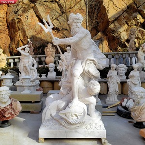 <span class=keywords><strong>Escultura</strong></span> de dios griego de Poseidón de mármol antiguo clásico - Product Image 6